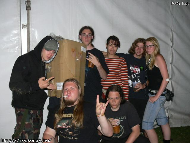  Moby Dick,  Pokolgp,  Cadaveres,  Al and the Black Cats,  Fekete Sereg,  Road,  Varg,  Blaze Bayley,  Bridge to Solace,  Omen,  Tzmadr,  I Divine,  Mayhem,  Sear Bliss,  Kryptos - Fot: Rage