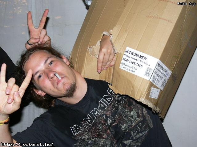  Moby Dick,  Pokolgp,  Cadaveres,  Al and the Black Cats,  Fekete Sereg,  Road,  Varg,  Blaze Bayley,  Bridge to Solace,  Omen,  Tzmadr,  I Divine,  Mayhem,  Sear Bliss,  Kryptos - Fot: Rage