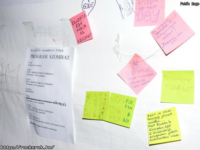  Moby Dick,  Pokolgp,  Cadaveres,  Al and the Black Cats,  Fekete Sereg,  Road,  Varg,  Blaze Bayley,  Bridge to Solace,  Omen,  Tzmadr,  I Divine,  Mayhem,  Sear Bliss,  Kryptos - Fot: Rage