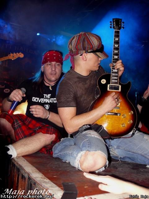  Csnyi Szabi, Hangya (zorall), Hartman Zoli, Hollywood Rose, Szigeti Ferenc, Zeffer Andrs - Fot: Maja