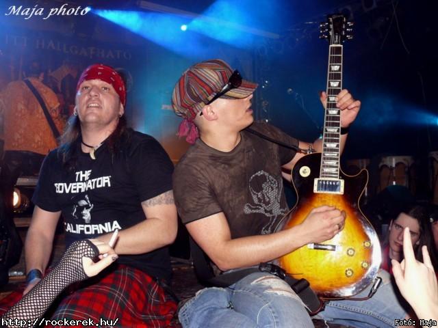  Csnyi Szabi, Hangya (zorall), Hartman Zoli, Hollywood Rose, Szigeti Ferenc, Zeffer Andrs - Fot: Maja
