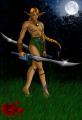 Sword dancing elf