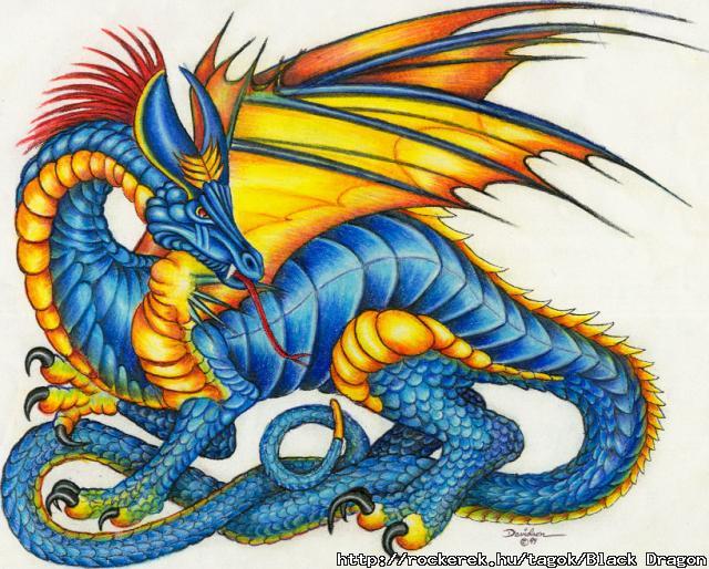 blue dragon