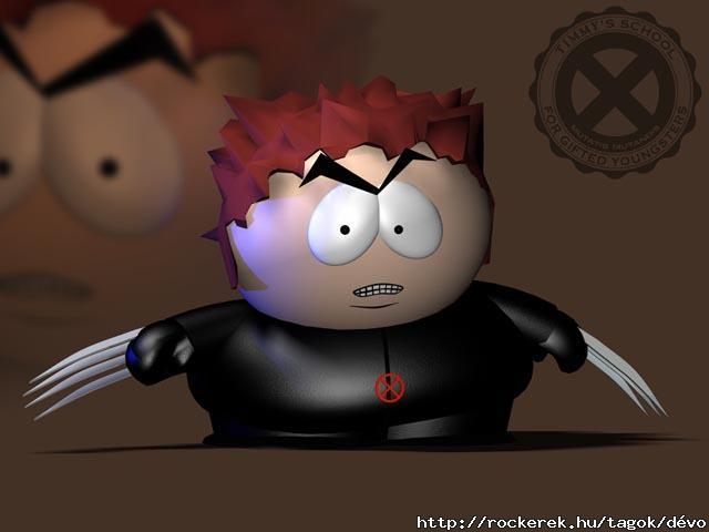 south park vs x-men - cartman as wolverine