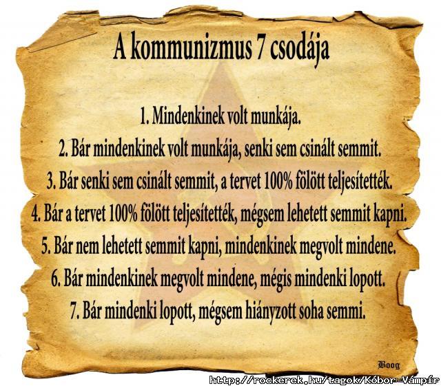 A kommunizmus 7 csodja
