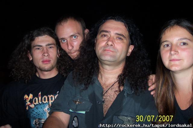 Kalapacs Jozsefe tarsasagaban a Szatmarnemeti koncert utan