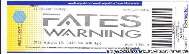 Fates Warning koncert !
