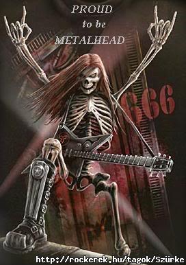 PROUDTOBEMETALHEAD666SKELETONLONGHA
