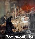 Szt Imre a ravatalon